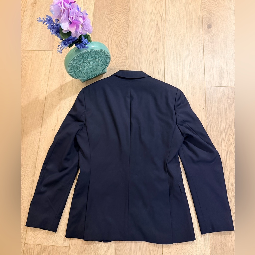 Boss Navy Blue Two-Button Suit set Size US36R Blazer and Pant US32R - Picture 3 of 16